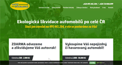 Desktop Screenshot of likvidace-nechanice.cz